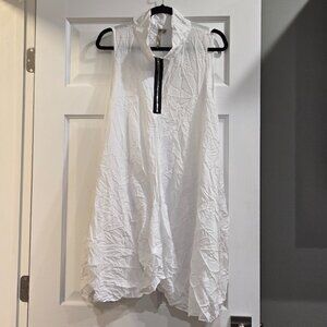 Comfy USA Women's Art To Wear Crinkle Balloon Jumper Vest Tunic/Dress